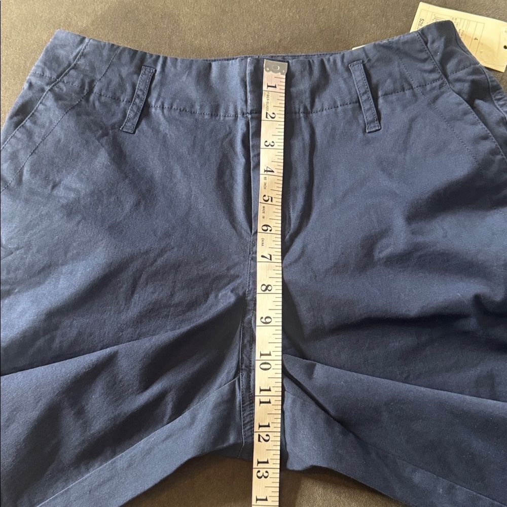 Women’s Navy Blue Straight Leg High Rise Office Casual Pants a new day 4R NEW - Picture 9 of 14